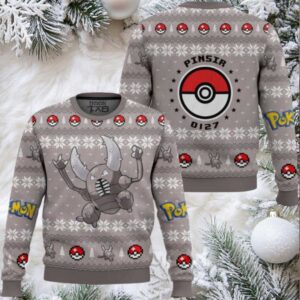 Pokemon Gen 1 Pinsir Ugly Christmas Sweater