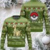 Pokemon Gen 2 Chikorita Ugly Christmas Sweater Pokemon Gen 2 Chikorita Ugly Christmas Sweater