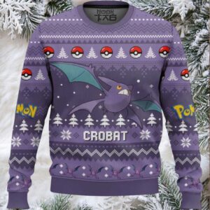 Pokemon Gen 2 Crobat Ugly Christmas Sweater