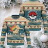 Pokemon Gen 2 Feraligatr Ugly Christmas Sweater Pokemon Gen 2 Feraligatr Ugly Christmas Sweater