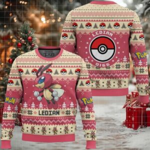 Pokemon Gen 2 Ledian Ugly Christmas Sweater
