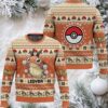 Pokemon Gen 2 Meganium Ugly Christmas Sweater