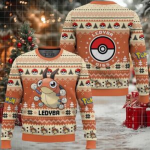 Pokemon Gen 2 Ledyba Ugly Christmas Sweater
