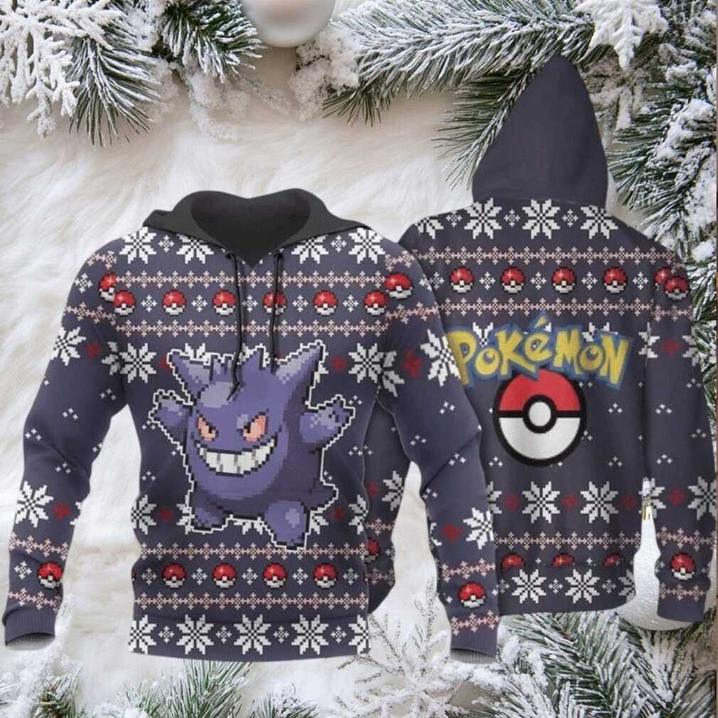 Pokemon Ugly Christmas Anime Manga For Men And Women 3d Hoodie Zip Hoodie