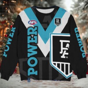Port Adelaide AFL Ugly Christmas Sweater