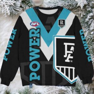 Port Adelaide AFL Ugly Christmas Sweater