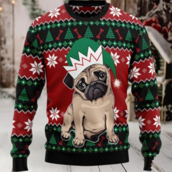 Pug Cute Ugly Christmas Sweater Show Your Love For Your Furry Friend