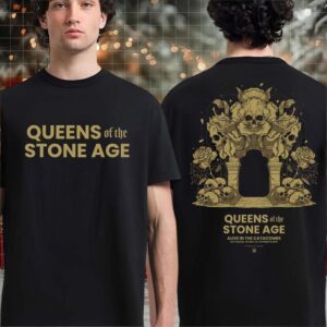 Queens Of The Stone Age Detroit Michigan Concert At Fox Theatre On October 3 2025 Two Sided T shirt