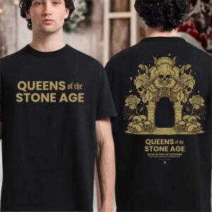 Queens Of The Stone Age Detroit Michigan Concert At Fox Theatre On October 3 2025 Two Sided T shirt