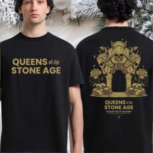 Queens Of The Stone Age Detroit Michigan Concert At Fox Theatre On October 3 2025 Two Sided T shirt