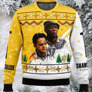 Red & Andy The Shawshank Redemption Ugly Christmas Sweater