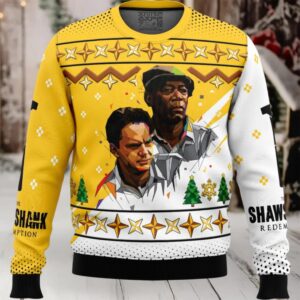 Red & Andy The Shawshank Redemption Ugly Christmas Sweater
