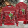White and Red Zigzag Snowflake Ugly Christmas Sweater Stranger Things Mind Flayer and Heroes Pattern White and Red Zigzag Snowflake Ugly Christmas Sweater Stranger Things Mind Flayer and Heroes Pattern