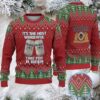 Red & White Snowflake Pattern “Fireball Cinnamon Whisky & Grinch” Ugly Christmas Sweater Red & White Snowflake Pattern “Fireball Cinnamon Whisky & Grinch” Ugly Christmas Sweater