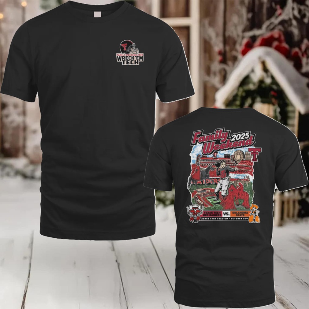 Red Raider Outfitter Texas Tech Store Texas Tech vs Oklahoma State 2025 Family Day Gameday T Shirt Red Raider Outfitter Texas Tech Store Texas Tech vs Oklahoma State 2025 Family Day Gameday T Shirt