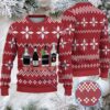 Red White Snowflake and Christmas Tree Pattern “Full of Christmas Spirits” Ugly Christmas Sweater Featuring Tito’s Handmade Vodka Red White Snowflake and Christmas Tree Pattern “Full of Christmas Spirits” Ugly Christmas Sweater Featuring Tito’s Handmade Vodka