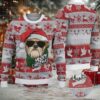 Light Blue Fair Isle Ugly Christmas Sweater Crown Royal Edition Light Blue Fair Isle Ugly Christmas Sweater Crown Royal Edition