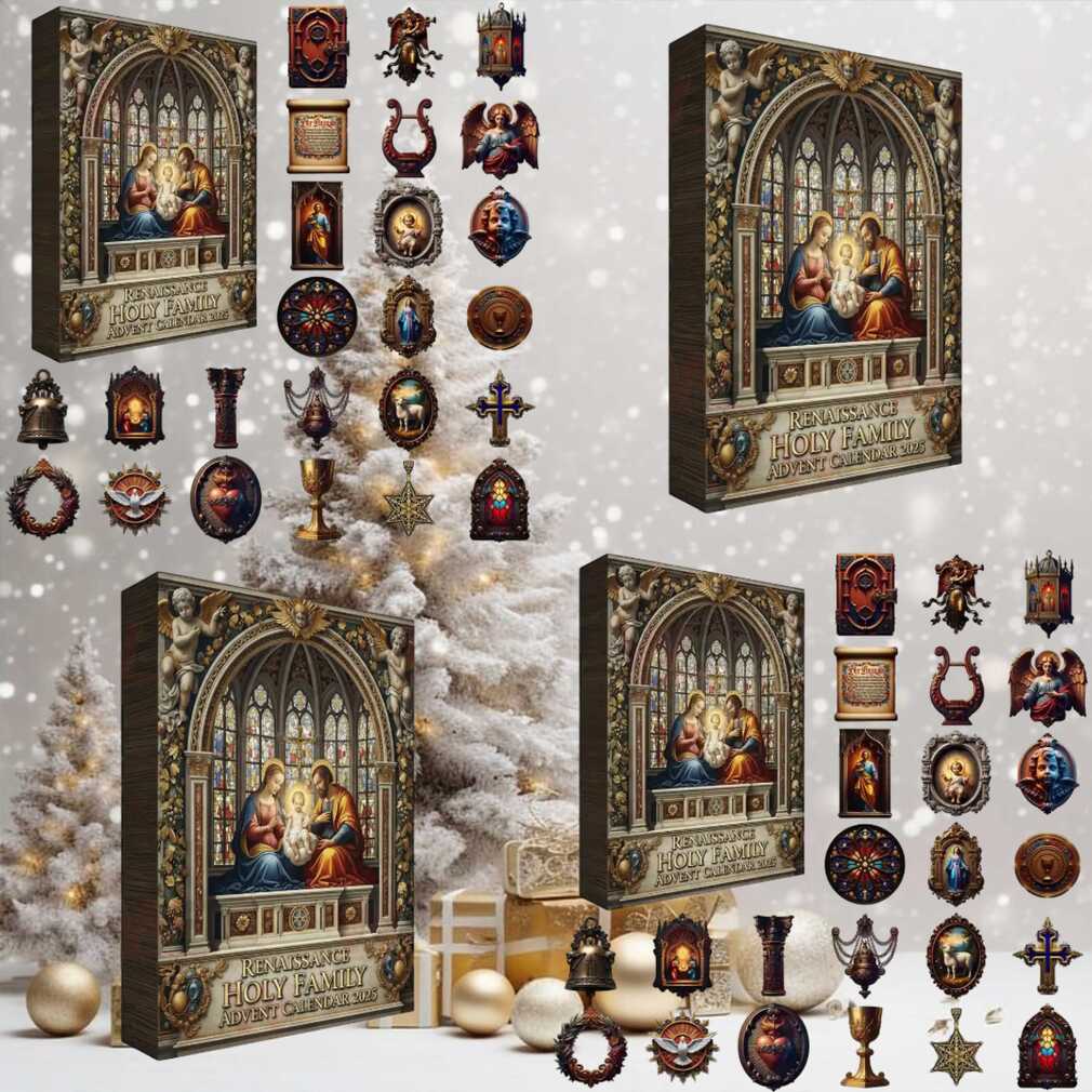 Renaissance Holy Family Advent Calendar 2025 Christmas Renaissance Holy Family Advent Calendar 2025 Christmas
