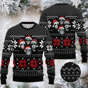 Rock band ugly christmas sweaters 2025