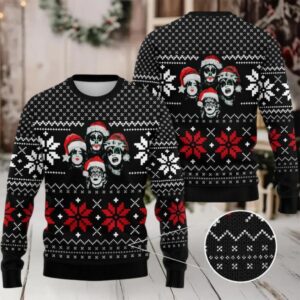 Rock band ugly christmas sweaters 2025