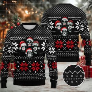 Rock band ugly christmas sweaters 2025