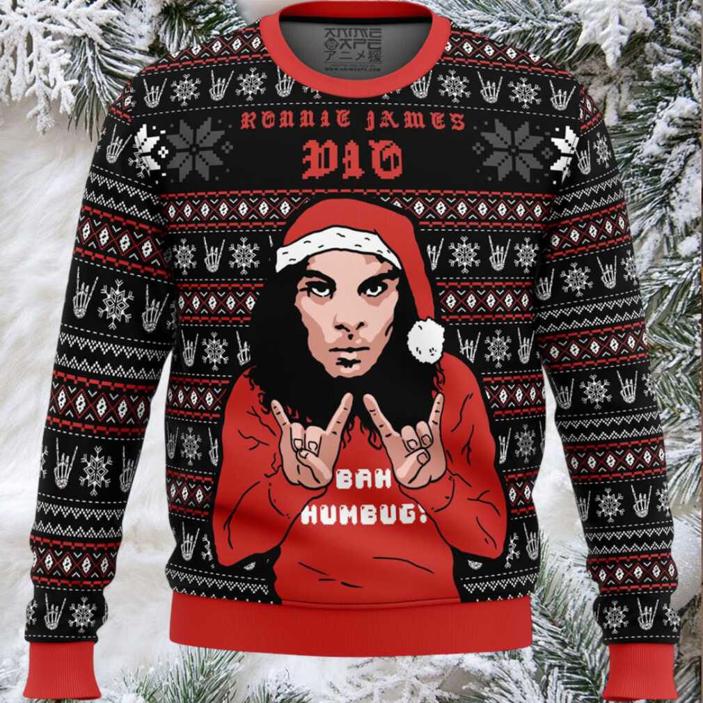 Ronnie James Dio Ugly Christmas Sweater