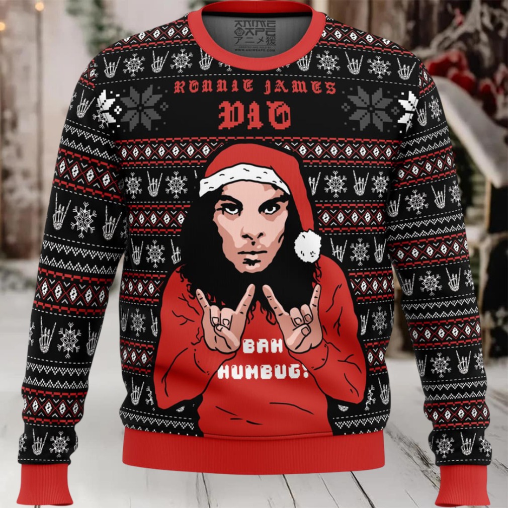 Ronnie James Dio Ugly Christmas Sweater