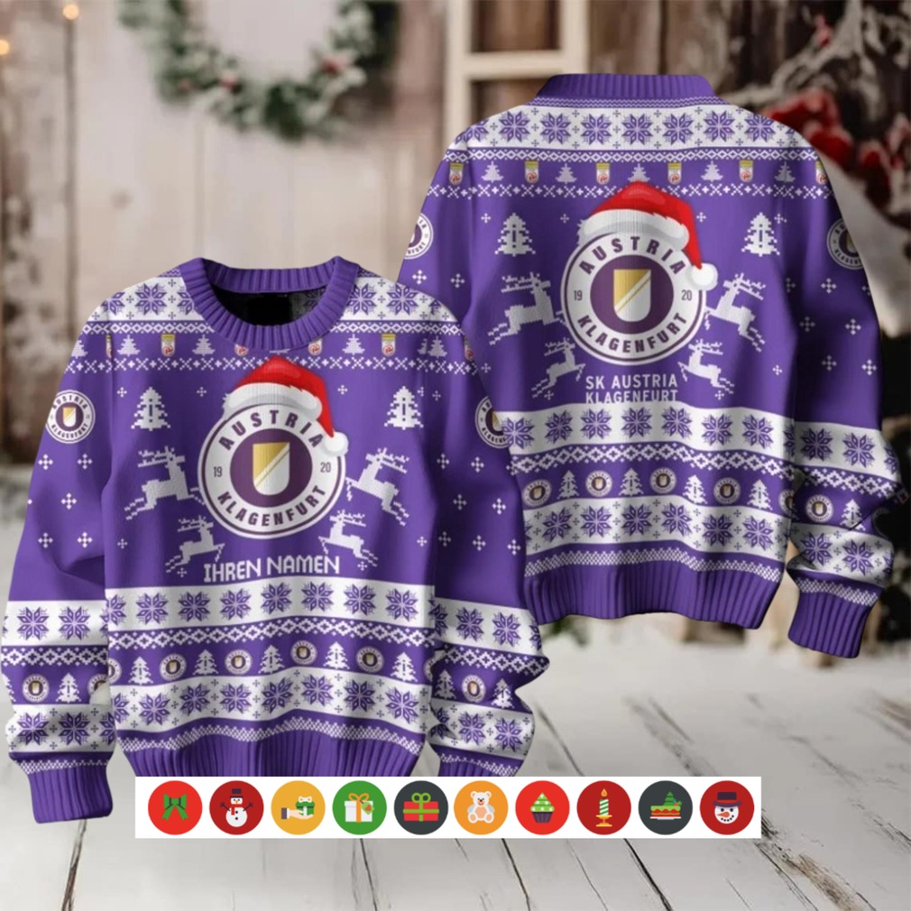 SK Austria Klagenfurt 2025 Christmas Ugly Sweater SK Austria Klagenfurt 2025 Christmas Ugly Sweater