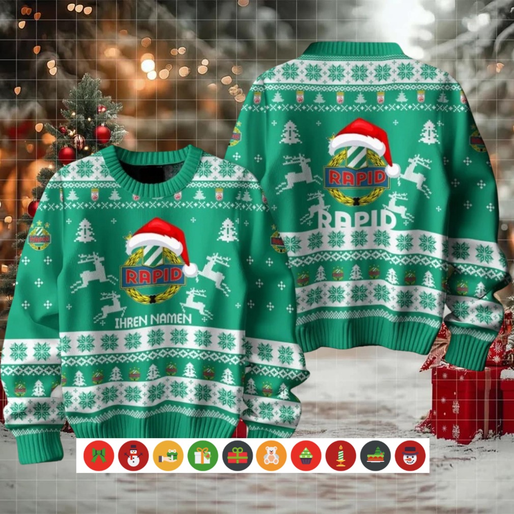 SK Rapid Wien 2025 Christmas Ugly Sweater SK Rapid Wien 2025 Christmas Ugly Sweater