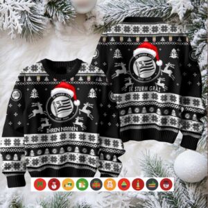 SK Sturm Graz 2025 Christmas Ugly Sweater SK Sturm Graz 2025 Christmas Ugly Sweater
