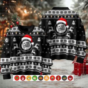 SK Sturm Graz 2025 Christmas Ugly Sweater
