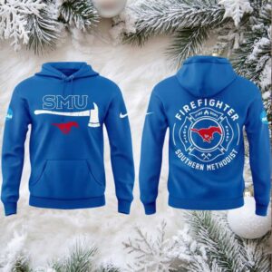 SMU Mustangs Firefighter 2025 Appreciation For Fire Dept Hoodie T Shirt