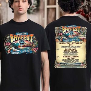 San Diego Bayfest 2025 Official Lineup In San Diego California On October 17 18 19 2025 New Two Sided Shirt