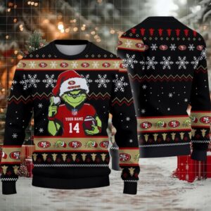 San Francisco 49ers Custom Christmas Ugly Sweater