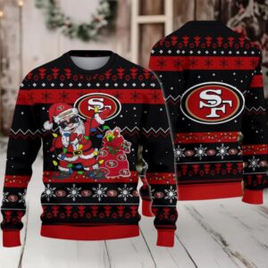 San Francisco 49ers Santa Claus Ugly Christmas Sweater