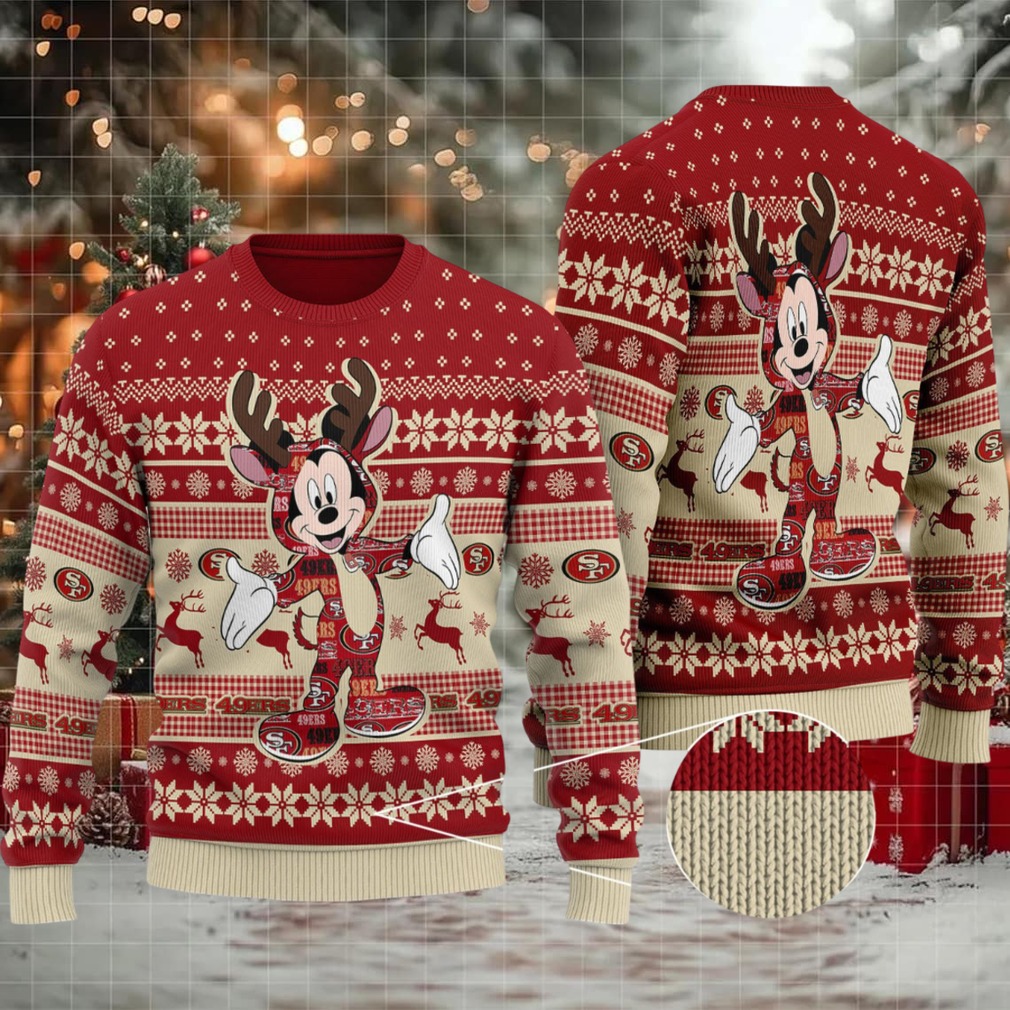 San Francisco 49ers Ugly Christmas Woolen Christmas Jumper Sweater BGSWT151 San Francisco 49ers Ugly Christmas Woolen Christmas Jumper Sweater BGSWT151