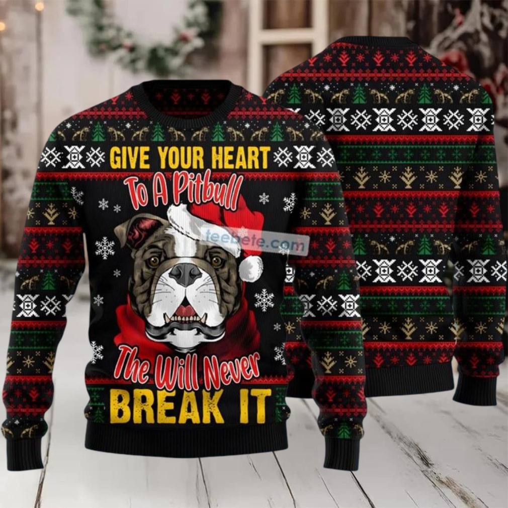 Santa Claus Bulldog Face Ugly Sweater Black Naughty Santa Claus Bulldog Face Ugly Sweater Black Naughty