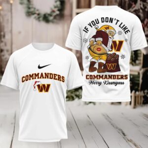 Santa Claus if you don’t like Washington Commanders merry Kissmyass shirt