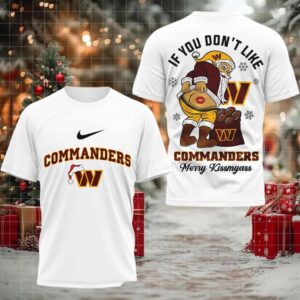 Santa Claus if you don’t like Washington Commanders merry Kissmyass shirt