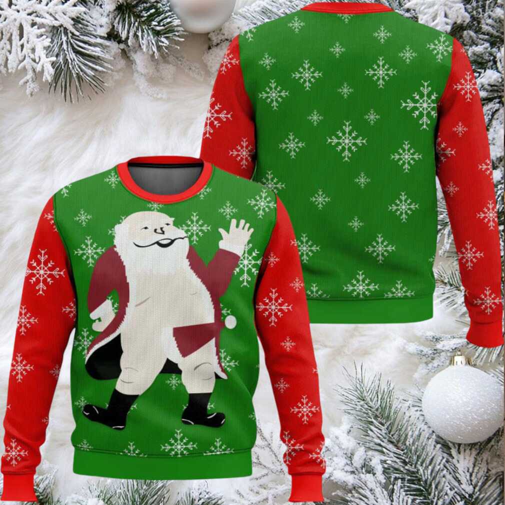 Santa Offensive Meme Ugly Christmas Sweater Santa Offensive Meme Ugly Christmas Sweater