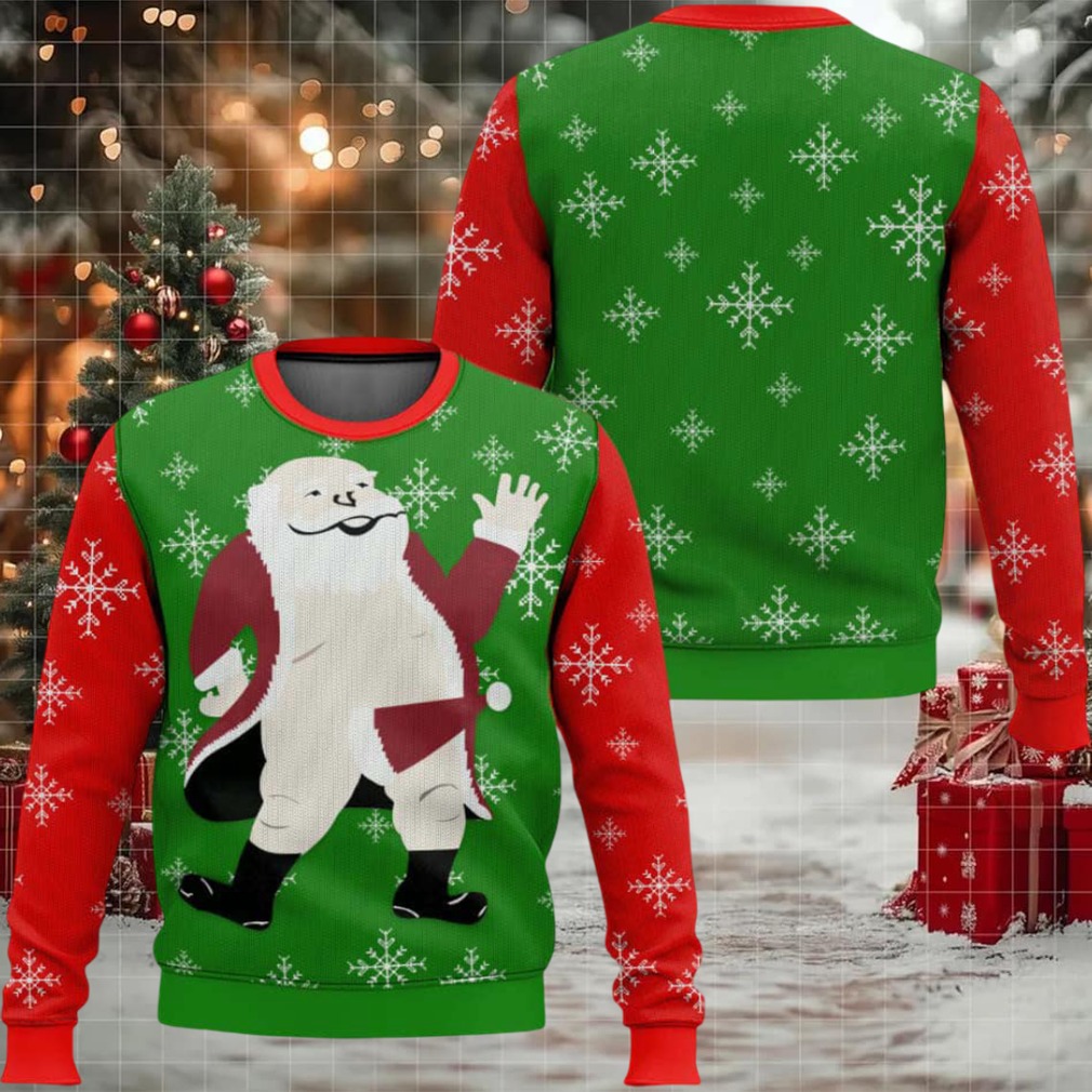 Santa Offensive Meme Ugly Christmas Sweater Santa Offensive Meme Ugly Christmas Sweater