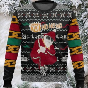 Santa Yo Ho Ho Ho Ugly Christmas Sweater