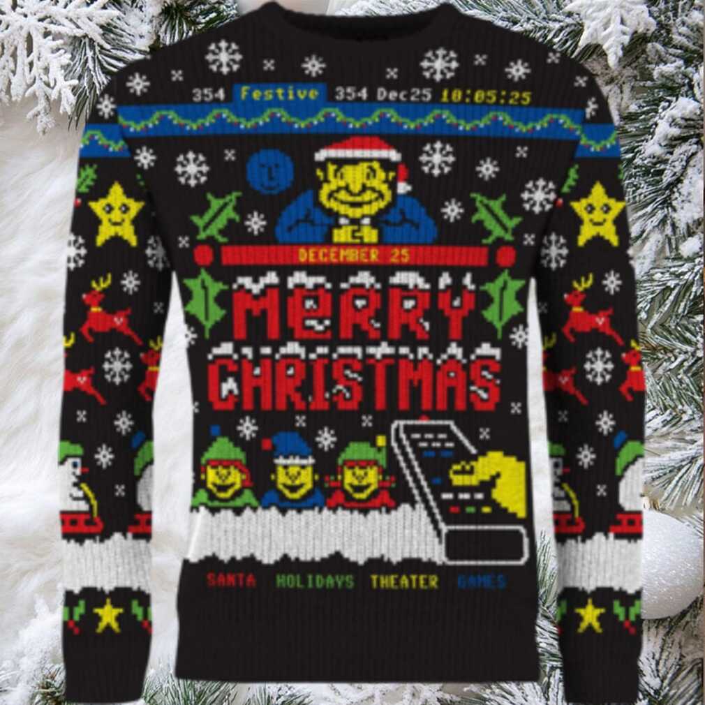 Santa's Schedule Ugly Christmas Sweater