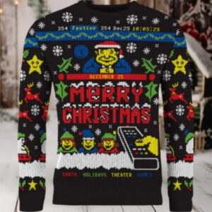 Santa’s Schedule Ugly Christmas Sweater