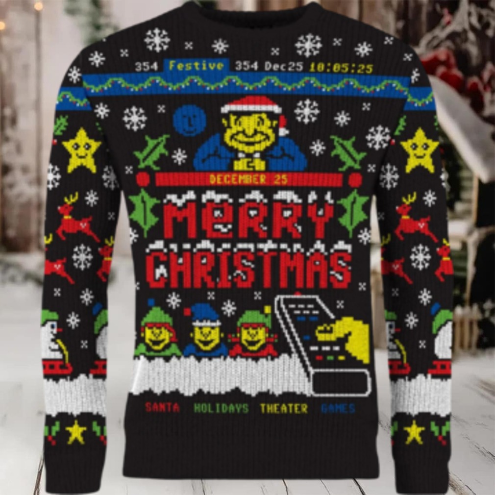 Santa's Schedule Ugly Christmas Sweater