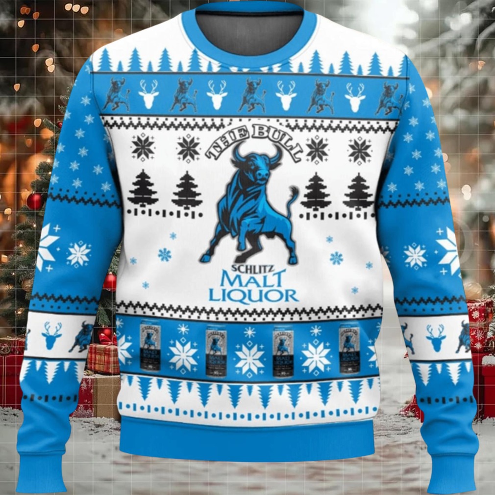 Schlitz Malt Liquor Ugly Christmas Sweater Schlitz Malt Liquor Ugly Christmas Sweater