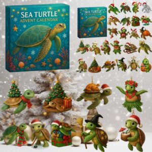 Sea Turtle Advent Calendar Christmas