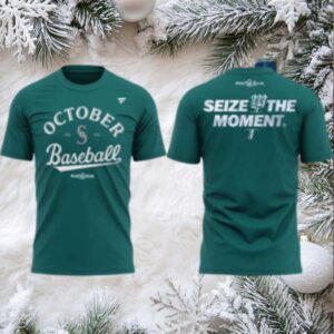 Seattle Mariners 2025 AL West Division Champions 2 Sides Shirt