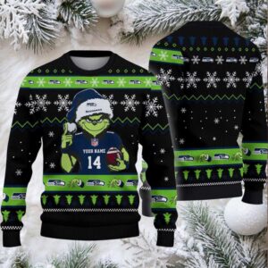 Seattle Seahawks Custom Christmas Ugly Sweater