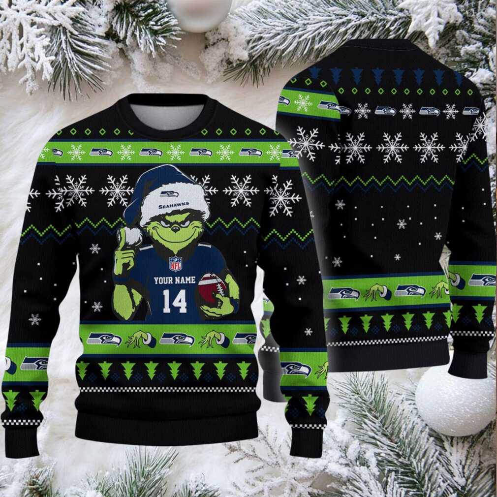 Seattle Seahawks Custom Christmas Ugly Sweater